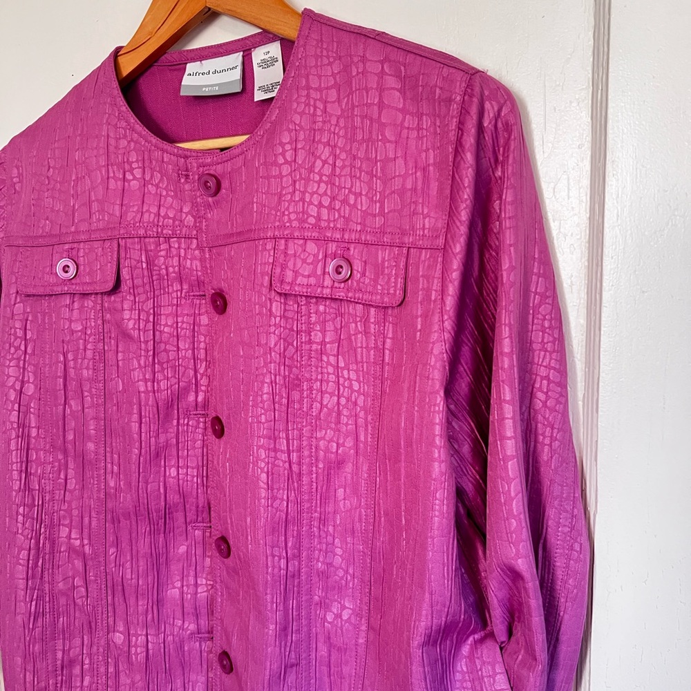 Textured Alfred Dunner Jacket 🌸 - Picture 2 of 7